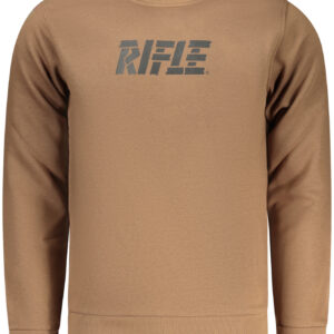 RIFLE FELPA SENZA ZIP UOMO MARRONE