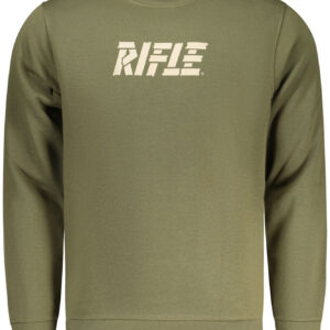 RIFLE FELPA SENZA ZIP UOMO VERDE