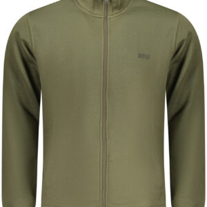 RIFLE FELPA CON ZIP UOMO VERDE