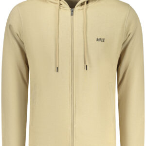 RIFLE FELPA CON ZIP UOMO BEIGE
