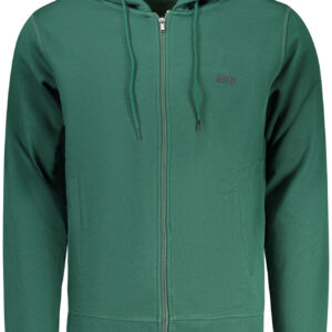 RIFLE FELPA CON ZIP UOMO VERDE