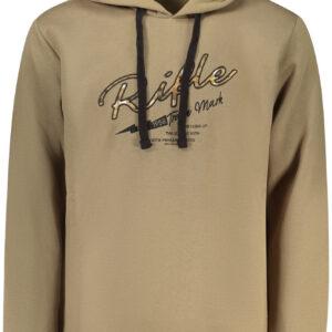 RIFLE FELPA SENZA ZIP UOMO MARRONE