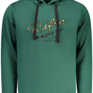 RIFLE FELPA SENZA ZIP UOMO VERDE