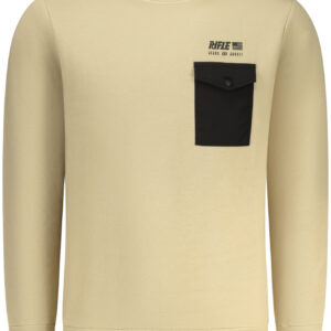 RIFLE FELPA SENZA ZIP UOMO BEIGE