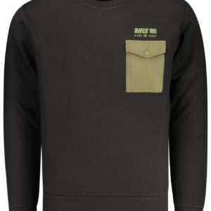 RIFLE FELPA SENZA ZIP UOMO NERO