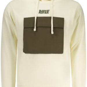RIFLE FELPA SENZA ZIP UOMO BIANCO