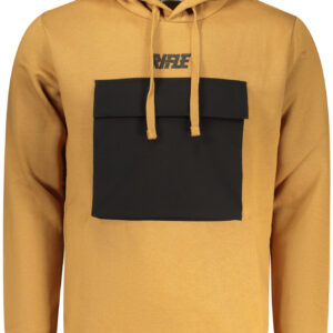RIFLE FELPA SENZA ZIP UOMO MARRONE