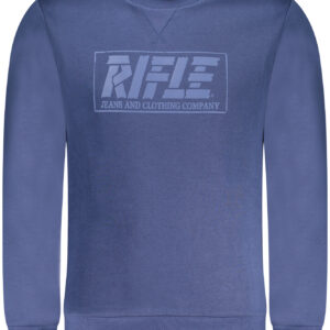 RIFLE FELPA SENZA ZIP UOMO BLU