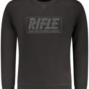 RIFLE FELPA SENZA ZIP UOMO NERO