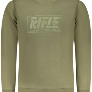 RIFLE FELPA SENZA ZIP UOMO VERDE