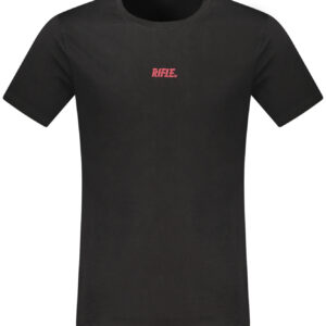 RIFLE T-SHIRT MANICHE CORTE UOMO NERO