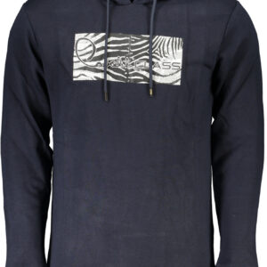 CAVALLI CLASS FELPA SENZA ZIP UOMO BLU