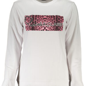 CAVALLI CLASS FELPA SENZA ZIP DONNA BIANCO