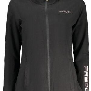 FREDDY FELPA CON ZIP DONNA NERO