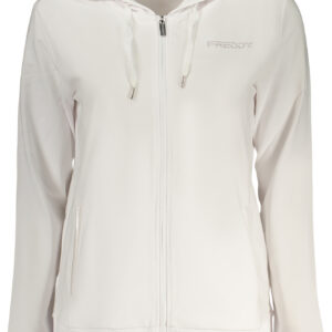 FREDDY FELPA CON ZIP DONNA BIANCO