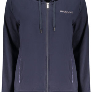 FREDDY FELPA CON ZIP DONNA BLU