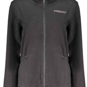 FREDDY FELPA CON ZIP DONNA NERO