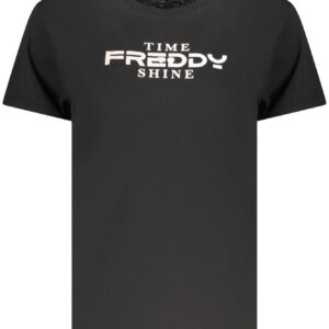 FREDDY T-SHIRT MANICHE CORTE DONNA NERO