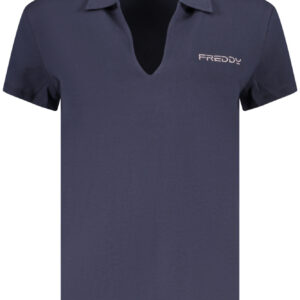 FREDDY T-SHIRT MANICHE CORTE DONNA BLU