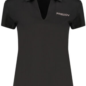 FREDDY T-SHIRT MANICHE CORTE DONNA NERO