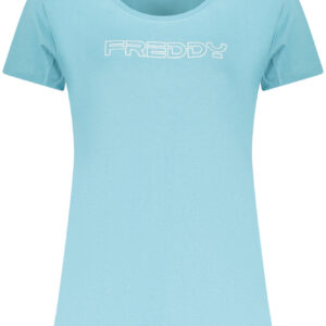 FREDDY T-SHIRT MANICHE CORTE DONNA AZZURRO