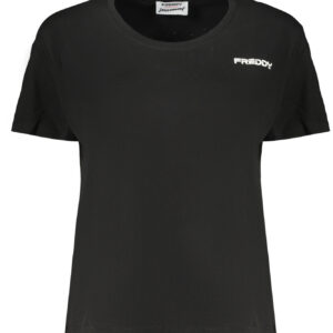 FREDDY T-SHIRT MANICHE CORTE DONNA NERO