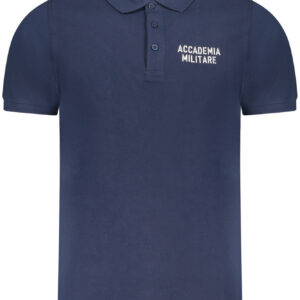 ACCADEMIA MILITARE POLO MANICHE CORTE UOMO BLU