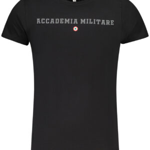 ACCADEMIA MILITARE T-SHIRT MANICHE CORTE UOMO NERO