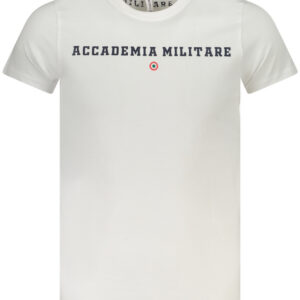 ACCADEMIA MILITARE T-SHIRT MANICHE CORTE UOMO BIANCO