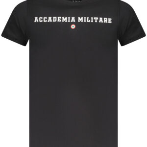 ACCADEMIA MILITARE T-SHIRT MANICHE CORTE UOMO NERO