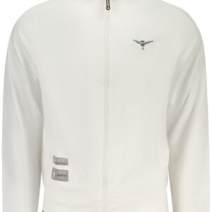 ACCADEMIA MILITARE FELPA CON ZIP UOMO BIANCO