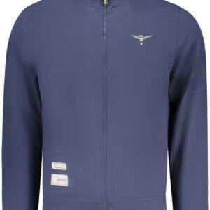 ACCADEMIA MILITARE FELPA CON ZIP UOMO BLU