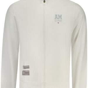 ACCADEMIA MILITARE FELPA CON ZIP UOMO BIANCO