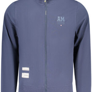 ACCADEMIA MILITARE FELPA CON ZIP UOMO BLU