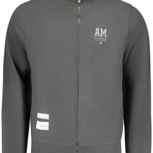ACCADEMIA MILITARE FELPA CON ZIP UOMO NERO