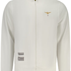 ACCADEMIA MILITARE FELPA CON ZIP UOMO BIANCO
