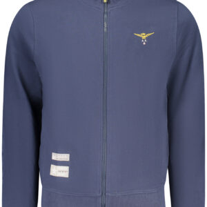 ACCADEMIA MILITARE FELPA CON ZIP UOMO BLU