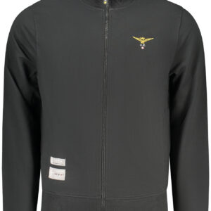 ACCADEMIA MILITARE FELPA CON ZIP UOMO NERO