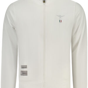ACCADEMIA MILITARE FELPA CON ZIP UOMO BIANCO