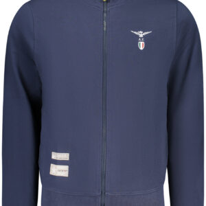 ACCADEMIA MILITARE FELPA CON ZIP UOMO BLU