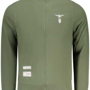 ACCADEMIA MILITARE FELPA CON ZIP UOMO VERDE