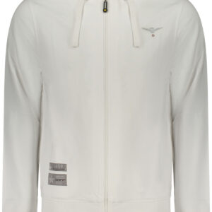 ACCADEMIA MILITARE FELPA CON ZIP UOMO BIANCO