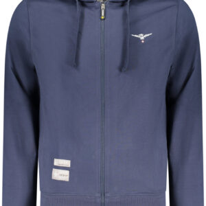 ACCADEMIA MILITARE FELPA CON ZIP UOMO BLU