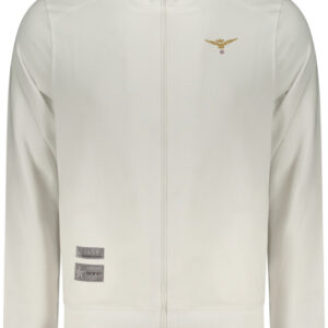 ACCADEMIA MILITARE FELPA CON ZIP UOMO BIANCO