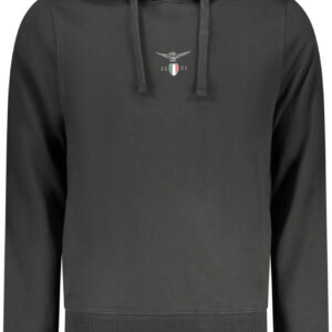 ACCADEMIA MILITARE FELPA SENZA ZIP UOMO NERO