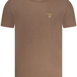 AERONAUTICA MILITARE T-SHIRT ESTERNABILE UOMO MARRONE
