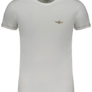 AERONAUTICA MILITARE T-SHIRT MANICHE CORTE UOMO BIANCO