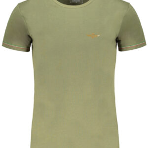 AERONAUTICA MILITARE T-SHIRT MANICHE CORTE UOMO VERDE