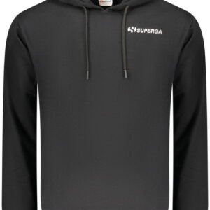SUPERGA FELPA SENZA ZIP UOMO NERO