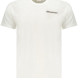 SUPERGA T-SHIRT MANICHE CORTE UOMO BIANCO